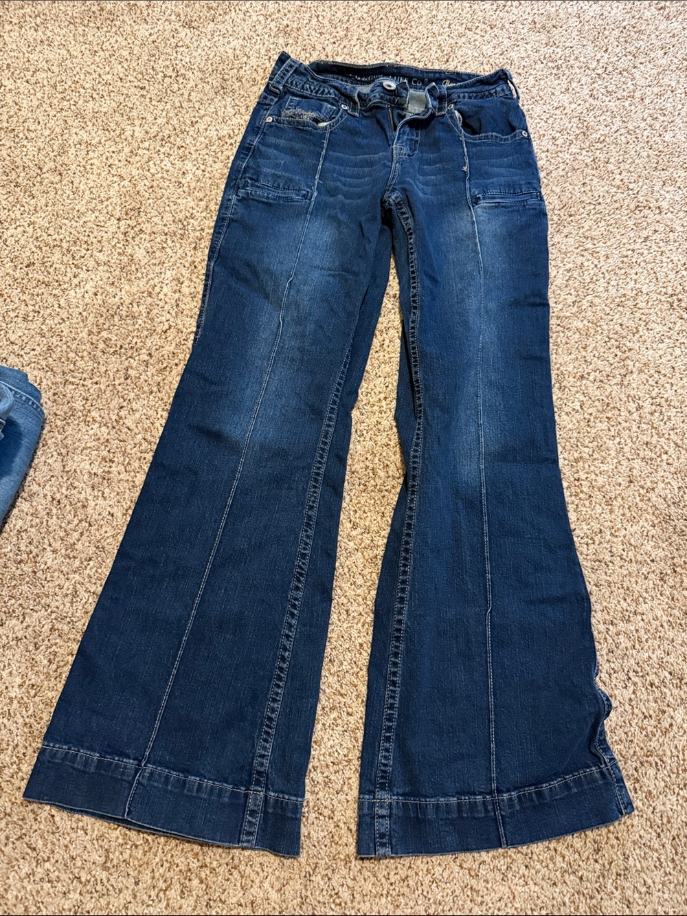 Cowgirl Tuff Dark Indigo Trouser Jeans